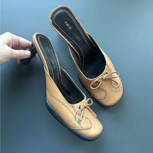 Vintage Y2K Nine West Bow Heels- 6
